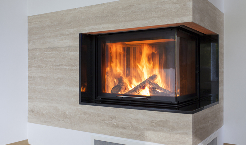 Modern Tile Fireplace