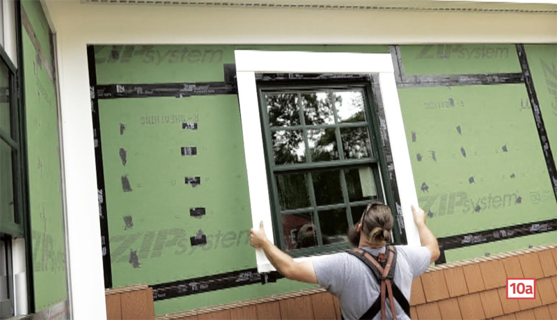 Exterior Trim Installation Around a Window