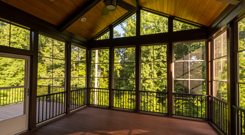 Sunroom on a Deck