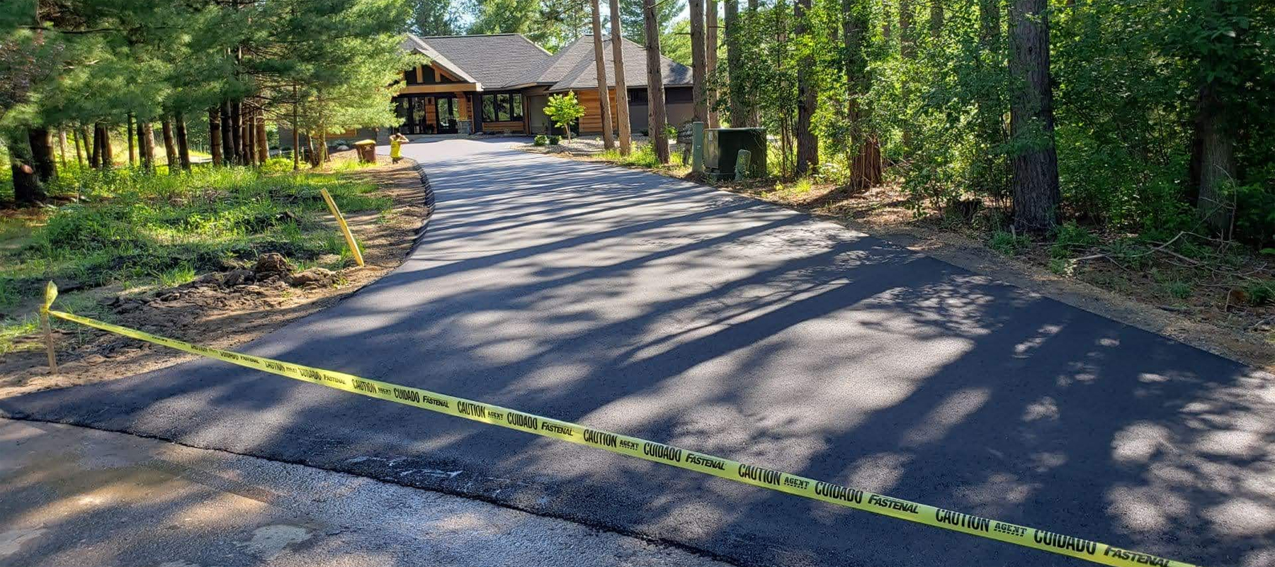 Asphalt Overlay Job on a Residential Home