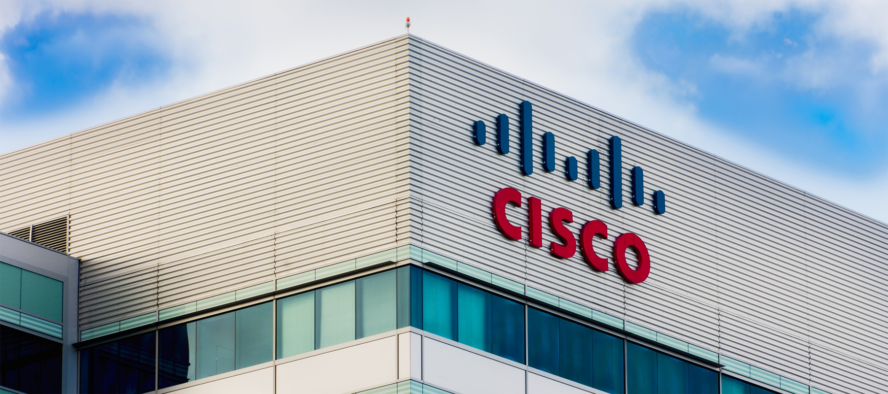 Cisco's Logo on their Building