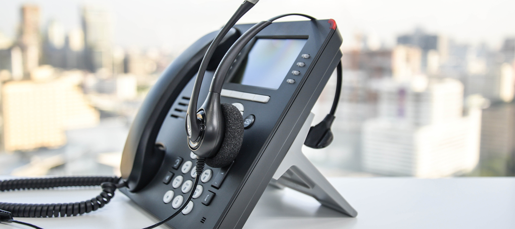 VoIP Phone with Headset