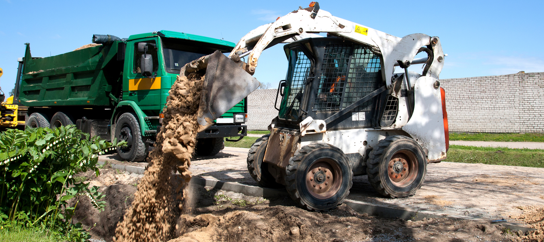 A used skid steer loader