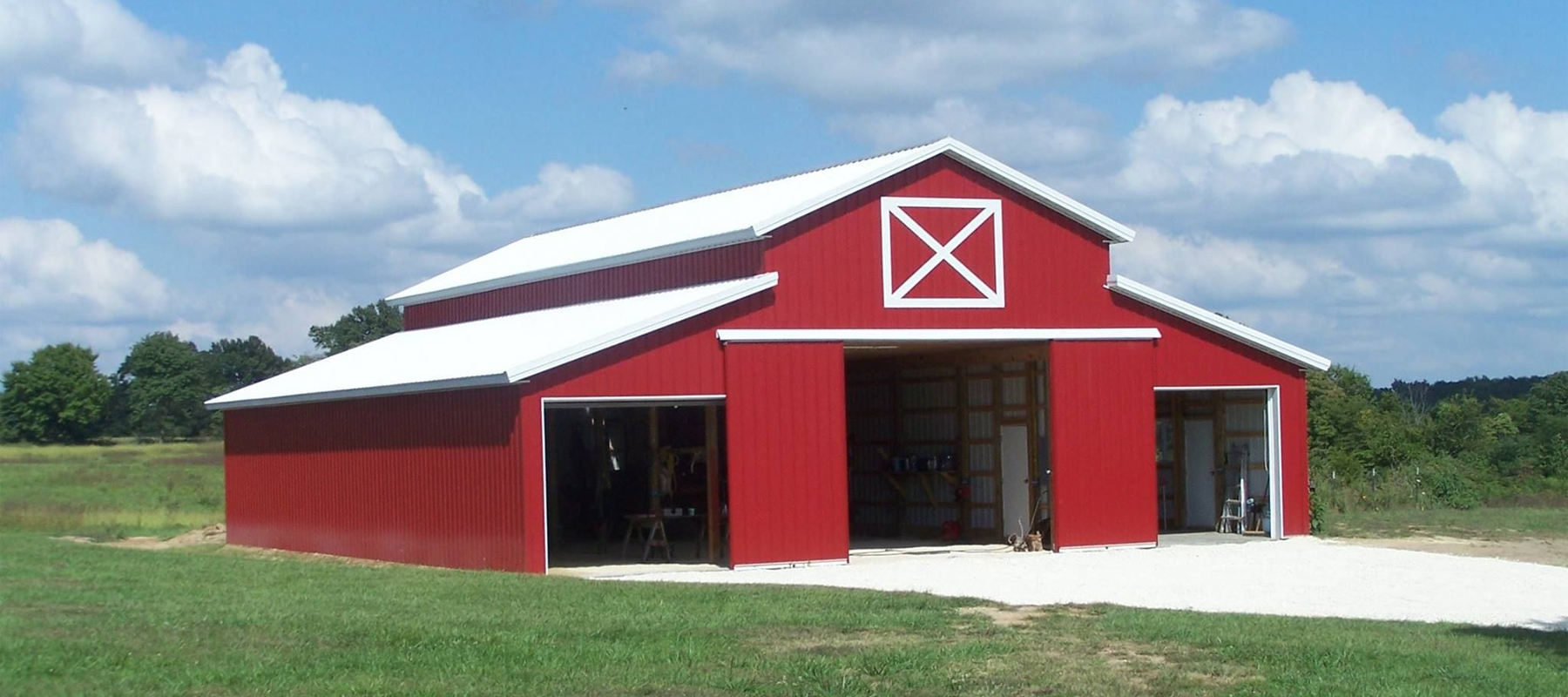 Red Barn Steel Building