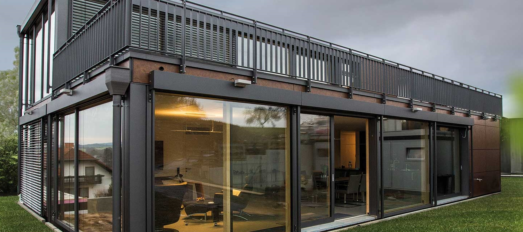 A Prefab Modular Steel Office Building